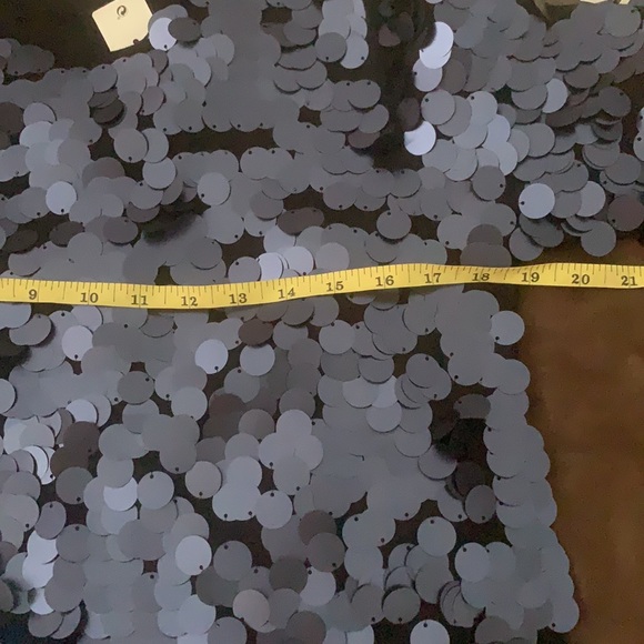 Zara limited edition blue sequin knit mini dress - Picture 16 of 16